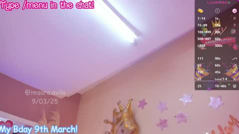 SaraAvila  online show from March 9, 2025, 8:21 pm