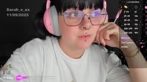 Sarah online show from November 10, 2025, 1:48 am