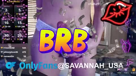 Onlyfans Savannah usa online show from February 3, 2025, 10:00 pm