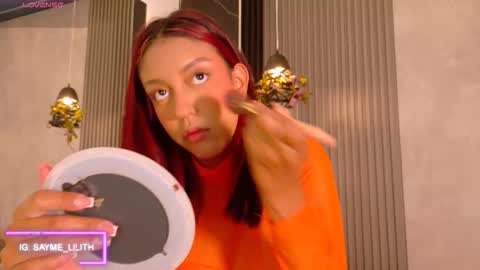 Snapshot of saylilith chatting on January 19, 2026, 12:09 pm Say Lilith Monday to Saturday 700am to 140pm Colombian time online show from January 19, 2026, 12:09 pm