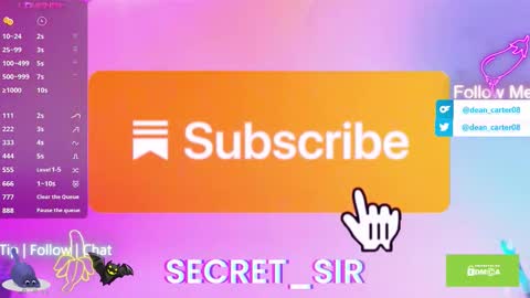 Dean Carter online show from November 8, 2025, 11:36 pm