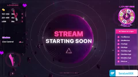 SeraLeeXXX online show from September 17, 2025, 5:14 pm