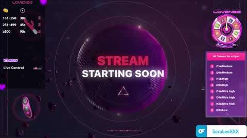 SeraLeeXXX online show from November 24, 2025, 5:45 pm