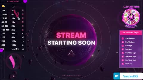 SeraLeeXXX online show from January 12, 2026, 6:35 pm