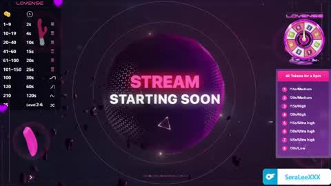 SeraLeeXXX online show from May 11, 2026, 5:10 pm