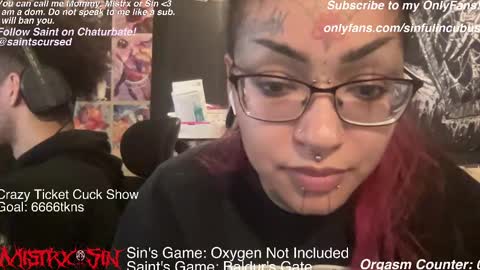 Mistrx Sin online show from February 18, 2025, 10:25 pm