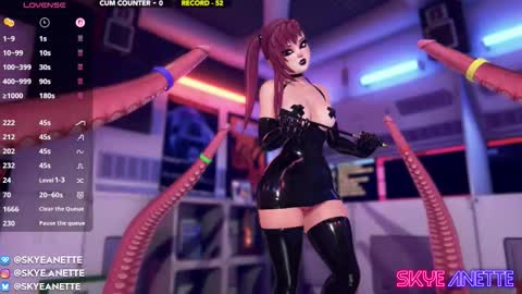 SkyeAnette online show from September 13, 2025, 1:05 am