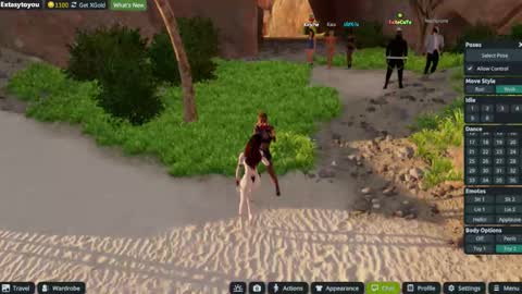 Extasy online show from March 2, 2026, 11:00 pm