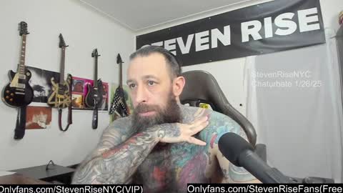Snapshot of stevenrisenyc chatting on January 27, 2025, 2:10 am StevenRiseNYC online show from January 27, 2025, 2:10 am