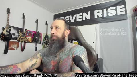 Snapshot of stevenrisenyc chatting on February 1, 2025, 2:13 pm StevenRiseNYC online show from February 1, 2025, 2:13 pm