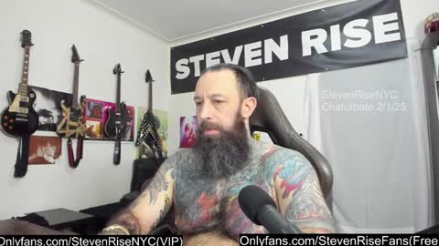 Snapshot of stevenrisenyc chatting on February 2, 2025, 2:56 pm StevenRiseNYC online show from February 2, 2025, 2:56 pm