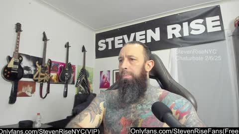 Snapshot of stevenrisenyc chatting on February 7, 2025, 2:29 am StevenRiseNYC online show from February 7, 2025, 2:29 am