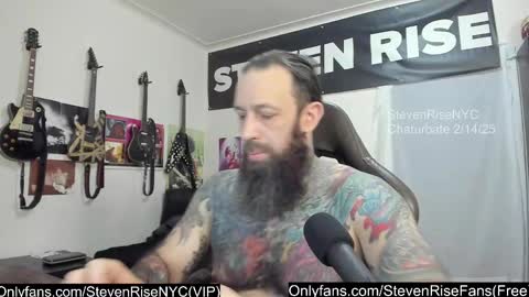 Snapshot of stevenrisenyc chatting on February 14, 2025, 1:18 pm StevenRiseNYC online show from February 14, 2025, 1:18 pm