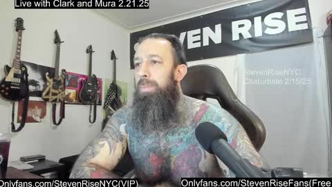 Snapshot of stevenrisenyc chatting on February 16, 2025, 3:27 pm StevenRiseNYC online show from February 16, 2025, 3:27 pm