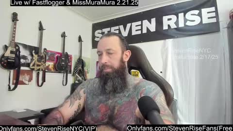 Snapshot of stevenrisenyc chatting on February 17, 2025, 6:48 pm StevenRiseNYC online show from February 17, 2025, 6:48 pm