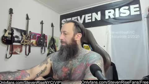 Snapshot of stevenrisenyc chatting on February 21, 2025, 2:59 pm StevenRiseNYC online show from February 21, 2025, 2:59 pm