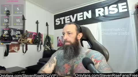 Snapshot of stevenrisenyc chatting on February 26, 2025, 11:59 pm StevenRiseNYC online show from February 26, 2025, 11:59 pm