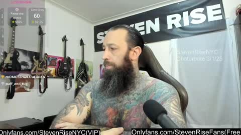 Snapshot of stevenrisenyc chatting on March 1, 2025, 7:37 pm StevenRiseNYC online show from March 1, 2025, 7:37 pm