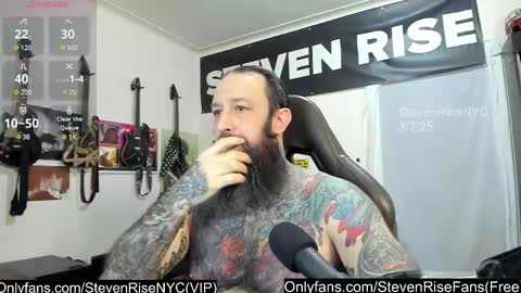Snapshot of stevenrisenyc chatting on March 2, 2025, 1:05 pm StevenRiseNYC online show from March 2, 2025, 1:05 pm