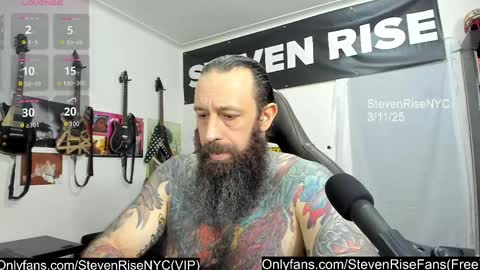 Snapshot of stevenrisenyc chatting on March 12, 2025, 2:41 am StevenRiseNYC online show from March 12, 2025, 2:41 am