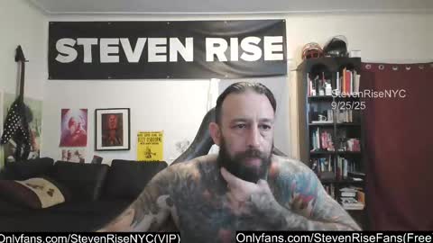 Snapshot of stevenrisenyc chatting on September 25, 2025, 8:23 pm StevenRiseNYC online show from September 25, 2025, 8:23 pm