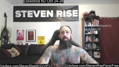 Snapshot of stevenrisenyc chatting on October 4, 2025, 11:36 pm StevenRiseNYC online show from October 4, 2025, 11:36 pm
