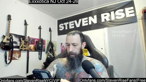 Snapshot of stevenrisenyc chatting on October 14, 2025, 1:12 pm StevenRiseNYC online show from October 14, 2025, 1:12 pm