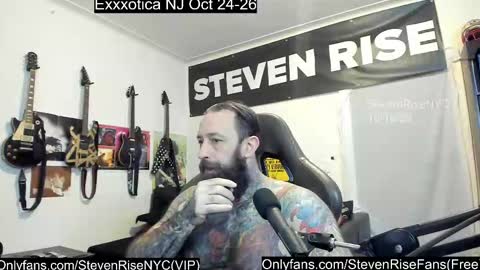 Snapshot of stevenrisenyc chatting on October 16, 2025, 1:34 pm StevenRiseNYC online show from October 16, 2025, 1:34 pm