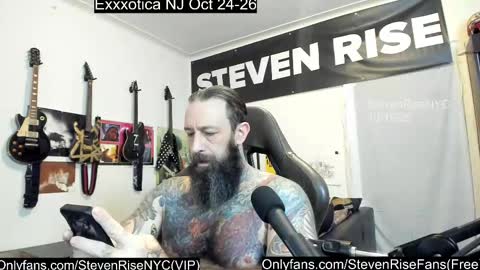 Snapshot of stevenrisenyc chatting on October 19, 2025, 11:44 am StevenRiseNYC online show from October 19, 2025, 11:44 am