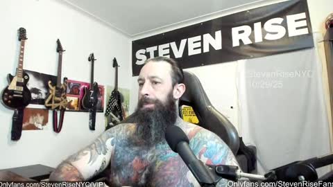 Snapshot of stevenrisenyc chatting on October 29, 2025, 8:32 pm StevenRiseNYC online show from October 29, 2025, 8:32 pm