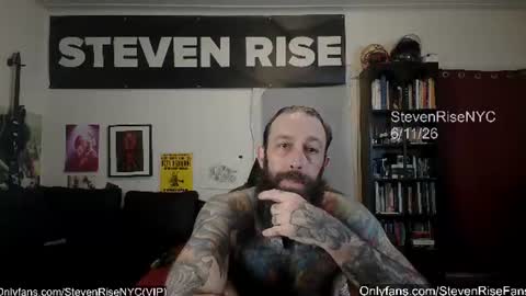 Snapshot of stevenrisenyc chatting on June 11, 2026, 10:52 pm StevenRiseNYC online show from June 11, 2026, 10:52 pm