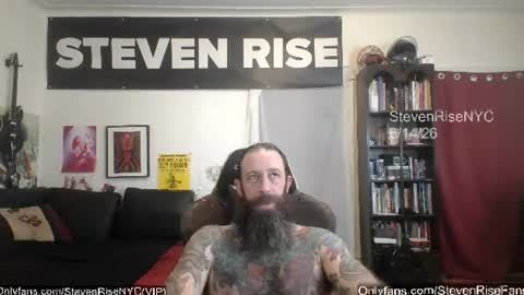 Snapshot of stevenrisenyc chatting on June 19, 2026, 6:56 pm StevenRiseNYC online show from June 19, 2026, 6:56 pm