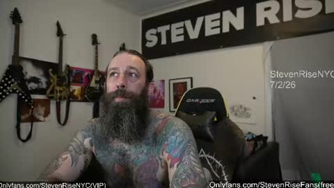Snapshot of stevenrisenyc chatting on July 3, 2026, 12:50 am StevenRiseNYC online show from July 3, 2026, 12:50 am