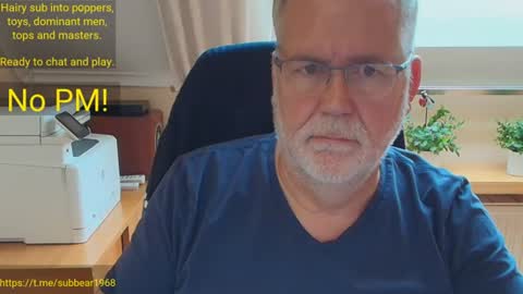 Snapshot of subbear1968 chatting on June 16, 2026, 7:22 am subbear1968 online show from June 16, 2026, 7:22 am