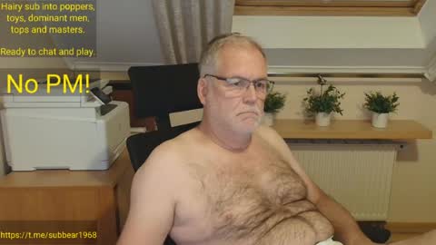 Snapshot of subbear1968 chatting on July 3, 2026, 8:48 pm subbear1968 online show from July 3, 2026, 8:48 pm
