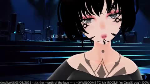 Snapshot of sublimelive chatting on March 4, 2025, 3:44 am godess Onix online show from March 4, 2025, 3:44 am