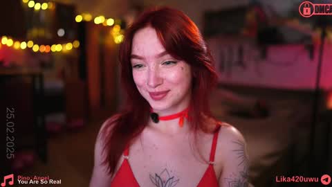 Lika ginger  Jessy blond   online show from February 25, 2025, 1:09 am