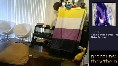 Snapshot of sunshinestreak chatting on May 12, 2026, 6:05 pm im not actually a man my pronouns are theythem online show from May 12, 2026, 6:05 pm