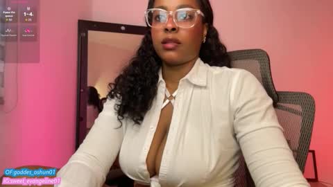 Snapshot of sweer_oshun chatting on October 8, 2025, 2:36 pm Evangeline online show from October 8, 2025, 2:36 pm