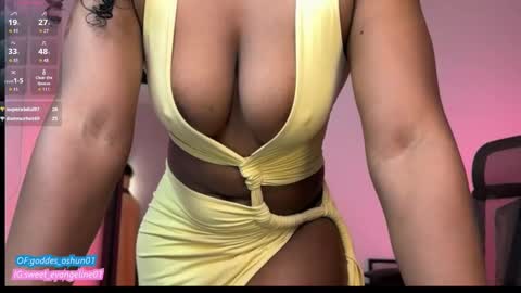 Snapshot of sweer_oshun chatting on October 22, 2025, 3:23 pm Evangeline online show from October 22, 2025, 3:23 pm