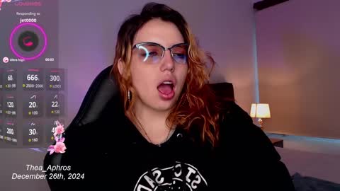 Snapshot of thea_aphros chatting on December 26, 2024, 8:00 pm Diosa Afrodita online show from December 26, 2024, 8:00 pm