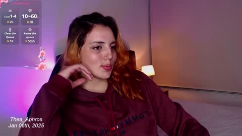 Snapshot of thea_aphros chatting on January 6, 2025, 11:52 pm Diosa Afrodita online show from January 6, 2025, 11:52 pm