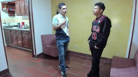 Snapshot of thechambertsecret chatting on February 17, 2025, 1:42 pm Stacy Triny Nacho and the maid Geltrudis online show from February 17, 2025, 1:42 pm