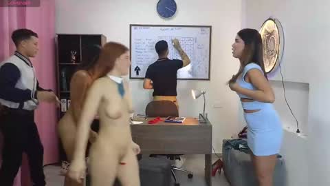 Snapshot of thegobletoffire chatting on January 8, 2025, 11:41 pm Ncole Emily Calvin and Pepe online show from January 8, 2025, 11:41 pm