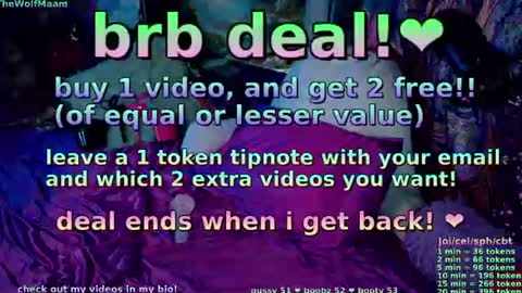 Ana Adrenal  online show from July 31, 2026, 1:05 am