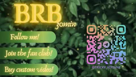 trickykitsune online show from September 29, 2025, 1:16 pm