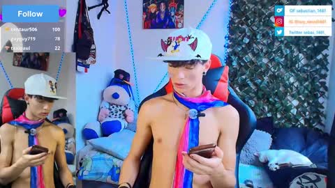 Snapshot of twink_sebas_ chatting on February 27, 2025, 6:09 pm Bad boy sebastian online show from February 27, 2025, 6:09 pm
