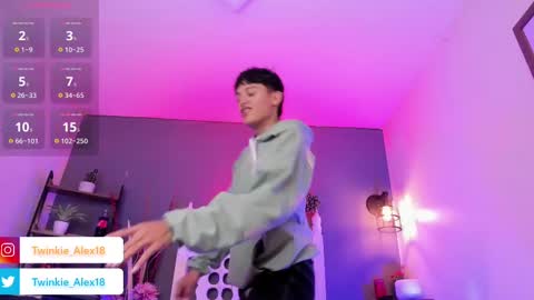 Snapshot of twinkie_alex18 chatting on February 25, 2025, 9:13 pm T W I N K I E A L E X online show from February 25, 2025, 9:13 pm