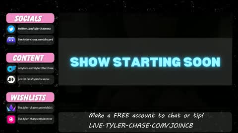 Tyler Chase online show from March 19, 2026, 11:09 pm