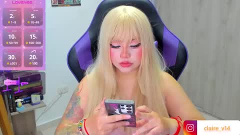 Snapshot of valkyrie_claire chatting on March 12, 2025, 1:25 am Valkyrie claire online show from March 12, 2025, 1:25 am